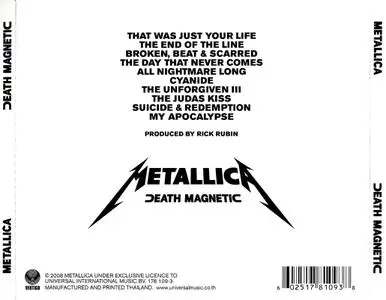 Metallica - Death Magnetic (2008) [Thailand Blue CD]