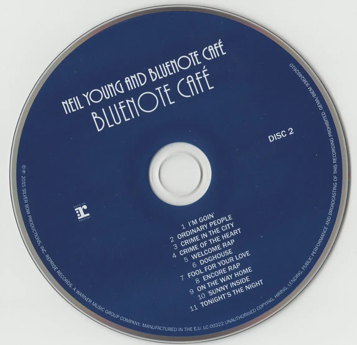 Neil Young and Bluenote Café - Bluenote Café (2015) {2CD Set Reprise ...