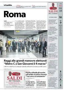 la Repubblica Roma - 5 Gennaio 2018