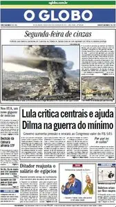 Jornal O Globo - 8 de fevereiro de 2011