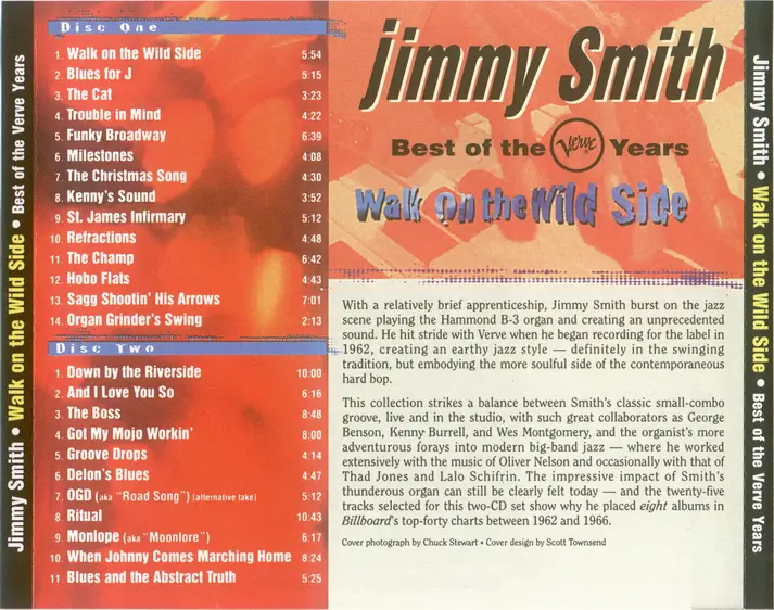 Песня wild side. Walk on the Wild Side. Smith Jimmy "Cat". Walk on the Wild Side 1962. Jimmy Smith Organ Grinder Swing.