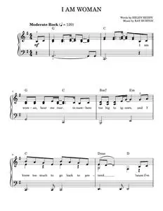 I am woman - Helen Reddy (Easy Piano)