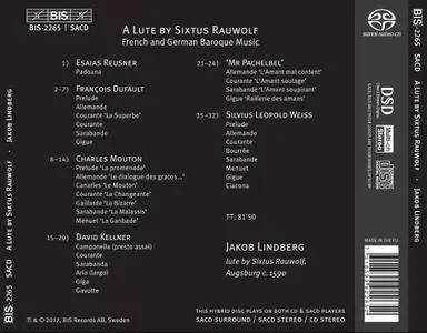 Jakob Lindberg - A Lute by Sixtus Rauwolf: French & German Baroque Music (2017)