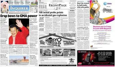 Philippine Daily Inquirer – October 27, 2007