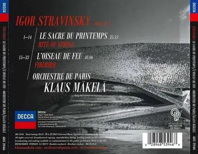 Klaus Mäkelä, Orchestre de Paris - Igor Stravinsky: Le Sacre du printemps; L'Oiseau de feu (2023)