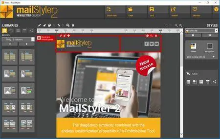 MailStyler Newsletter Creator Pro 2.0.1.300 Multilingual Portable