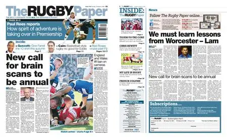 The Rugby Paper – October 09, 2022