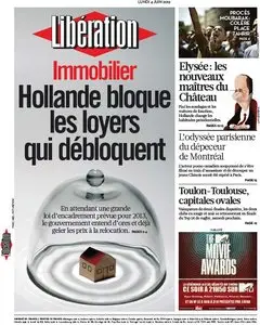 Libération du Lundi 4 Juin 2012