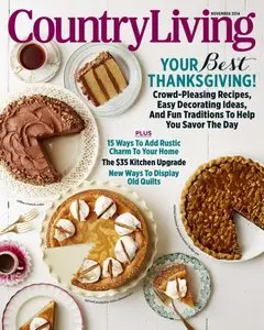 Country Living USA - November  2014
