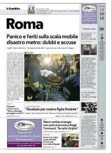 la Repubblica Roma - 24 Ottobre 2018