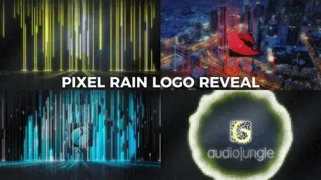 VideoHive Pixel Rain Logo Reveal 20913151
