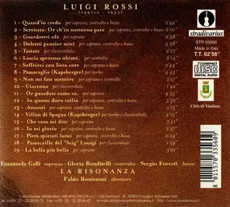 Fabio Bonizzoni, La Risonanza - Luigi Rossi: La bella più bella (2004)