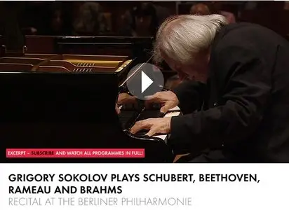 Grigory Sokolov plays Schubert, Beethoven, Rameau and Brahms (2014) [HDTVRip, 720p]