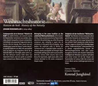 Cantus Colln, Konrad Junghanel - Rosenmüller: Weihnachtshistorie (2004)