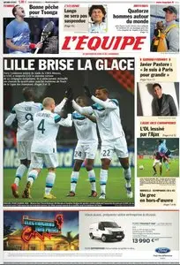 L'Equipe du Mercredi 23 Novembre 2011