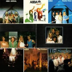 ABBA - Seven Albums on Blue Polar Discs (1976-1982) {1983-1984, W-Germany 1st press}