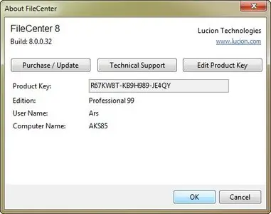 Lucion FileCenter Professional 8.0.0.32 Portable