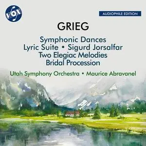 Utah Symphony Orchestra & Maurice Abravanel - Grieg: Symphonic Dances; Lyric Suite; Sigurd Jorsalfar (1976/2024)