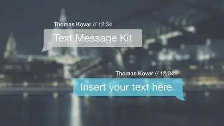 Text Message Kit - Project for After Effects (VideoHive)