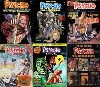 Psycho  #21-24 & Annual & Yearbook (1974-1975)