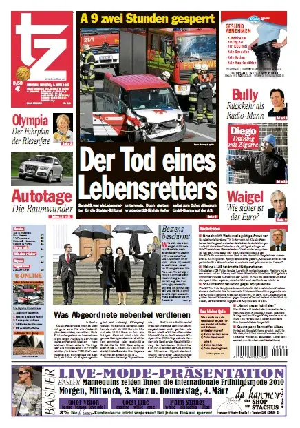 TZ München vom 2. März 2010 + 3. März 2010 + 4. März 2010 + 5. März 2010