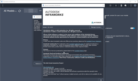 Autodesk InfraWorks 2020.1 + Add ons
