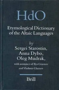 Etymological Dictionary of the Altaic Languages, 3 Volumes