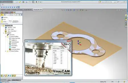 MecSoft VisualCAM 2018 version 7.0.379