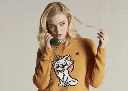 Elle Fanning - Miu Miu ''Famous Cats'' Campaign 2018