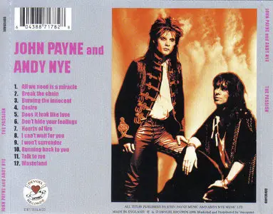 John Payne & Andy Nye - The Passion (2008)