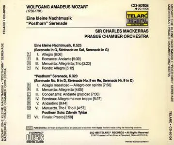 Charles Mackerras, Prague Chamber Orchestra - Mozart: Eine Kleine Nachtmusik, "Posthorn" Serenade (1985)