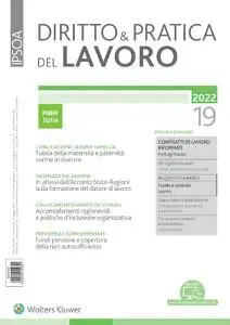 Diritto e Pratica del Lavoro N.19 - 14 Maggio 2022