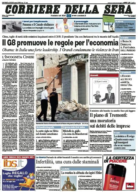 Il Corriere della Sera (09-07-09)