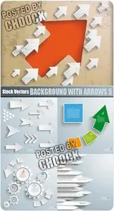 Background with arrows 5 - Stock Vector