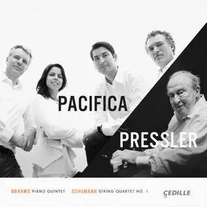 Pacifica Quartet & Menahem Pressler - Brahms: Piano Quintet, Op. 34 - R. Schumann: String Quartet, Op. 41 No. 1 (2017)