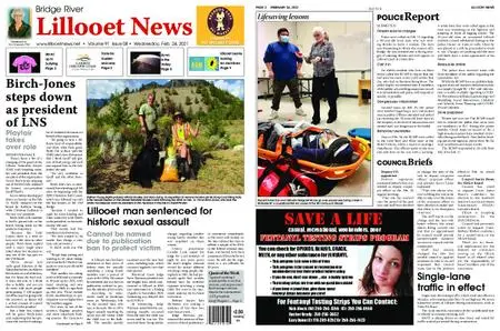 Bridge River Lillooet News – February 24, 2021