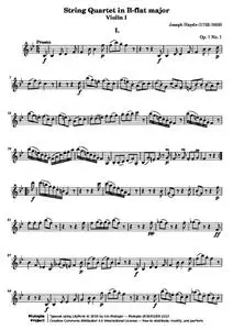 HaydnFJ - String Quartet in B-flat major