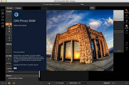 ON1 Photo RAW 2018 12.0.0.4006 MacOSX