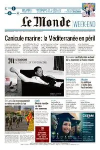 Le Monde du Samedi 30 Juillet 2022