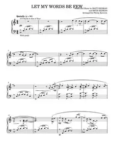 Let My Words Be Few (I'll Stand In Awe Of You) - Matt Redman (Piano Solo)