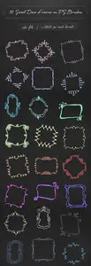 30 Sweet Decorative Frames PS Brushes