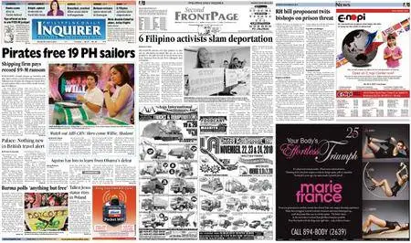 Philippine Daily Inquirer – November 08, 2010