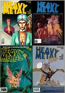 Heavy Metal Magazine, 1981 (Vol.04 №10-12 - Vol.05 №01-09)