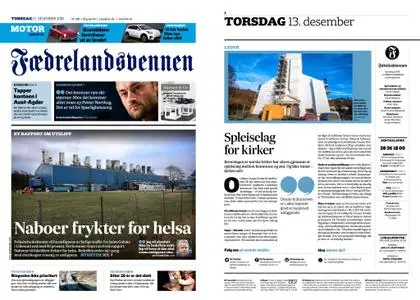 Fædrelandsvennen – 13. desember 2018