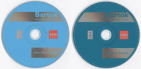 Béla Bartók - Alban Berg Quartett - String Quartets 1-6 (1986, reissue 2006, EMI # 0946 3 60947 2 4) [RE-UP]