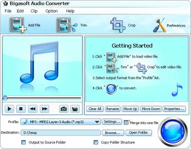 Bigasoft Audio Converter 3.6.27.4553 + Portable
