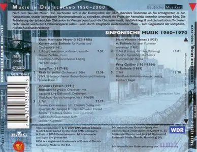 Musik in Deutschland 1950-2000 - Sinfonische Musik 1960-1970 (2000)