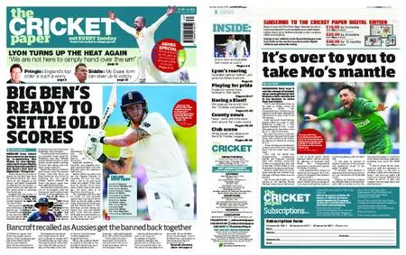 The Cricket Paper – July 28, 2019