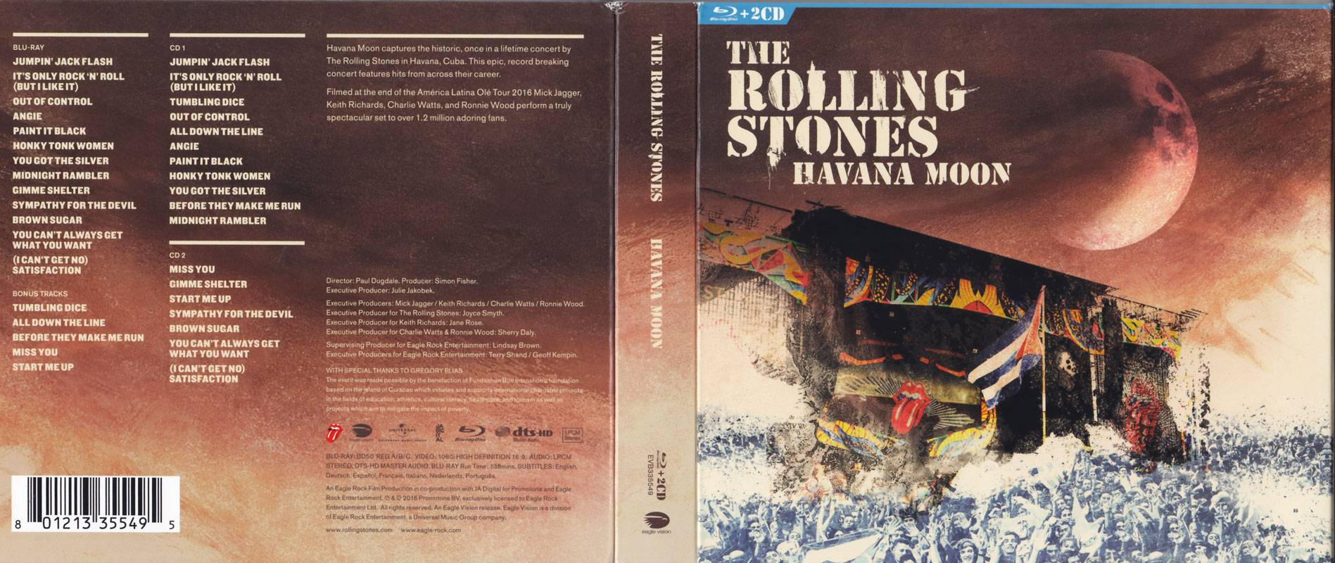 Havana Moon The Rolling Stones Blu-ray