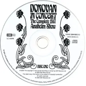 Donovan - Donovan In Concert (The Complete 1967 Anaheim Show) (2006)